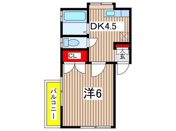 石川ハイツの物件間取画像